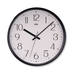 KLİK SLİM SİYAH2 DUVAR SAATİ