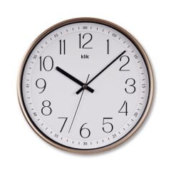 KLİK SLİM GOLD2 DUVAR SAATİ