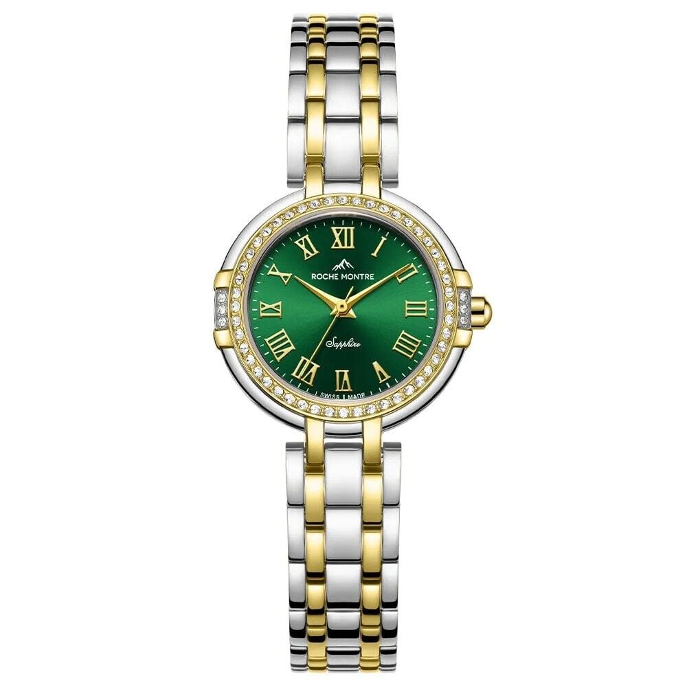 ROCHE MONTRE RML5002-02 SWISS MADE SAFİR CAM YEŞİL KADRAN KADIN KOL SAATİ