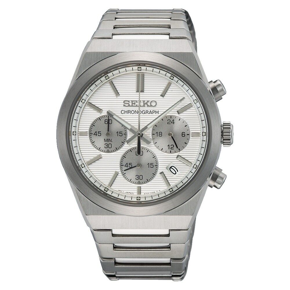 SEIKO SSB451P CHRONOGRAPH SAFİR CAM ÇELİK ERKEK KOL SAATİ