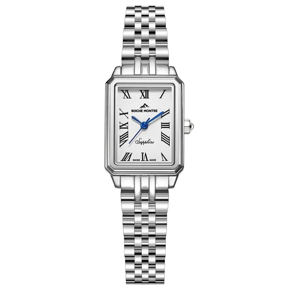 ROCHE MONTRE RML5016-01 SWISS MADE SAFİR CAM ÇELİK DİKDÖRTGEN KADIN KOL SAATİ