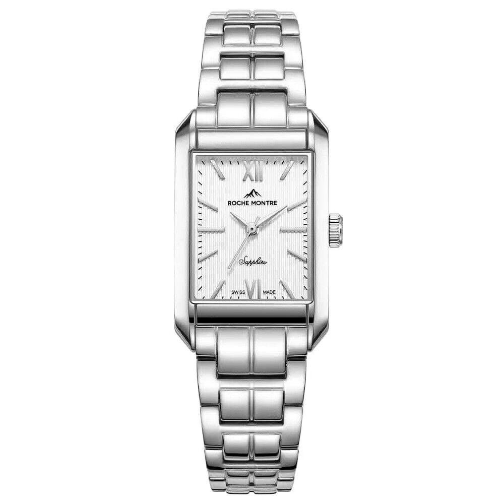 ROCHE MONTRE RML5010-01 SWISS MADE SAFİR CAM ÇELİK DİKDÖRTGEN KADIN KOL SAATİ