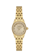 FREELOOK FL.1.10544-6 ALTIN KAPLAMA TAŞLI KADIN KOL SAATİ