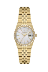 FREELOOK FL.4.10033-2 ALTIN KAPLAMA TAŞLI KADIN KOL SAATİ