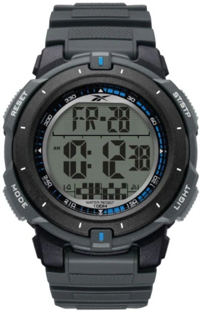 REEBOK RV-WHE-G9-PBPA-WK GRİ SİLİKON KORDON DİJİTAL ERKEK KOL SAATİ
