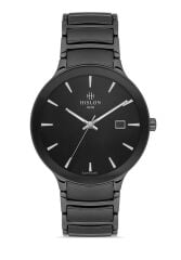 HISLON CL110B-04SS SERAMİK SAFİR CAM ERKEK KOL SAATİ