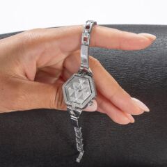 GUESS GUGW0680L1 ÇELİK TAŞLI KADIN KOL SAATİ