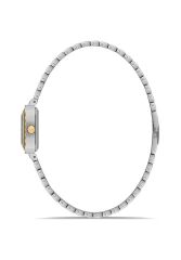 HISLON QL194T-02SG ALTIN KAPLAMA DİKDÖRTGEN TAŞLI KADIN KOL SAATİ