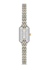 HISLON QL194T-02SG ALTIN KAPLAMA DİKDÖRTGEN TAŞLI KADIN KOL SAATİ