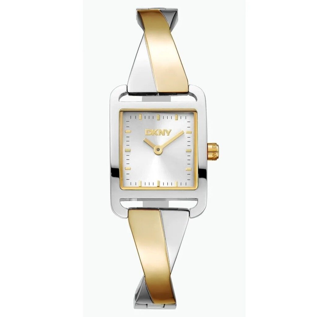 DKNY DK1L005M0115 ALTIN KAPLAMA DİKDÖRTGEN KADIN KOL SAATİ