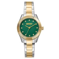 DKNY DK1L017M0085 ALTIN KAPLAMA YEŞİL KADRAN KADIN KOL SAATİ
