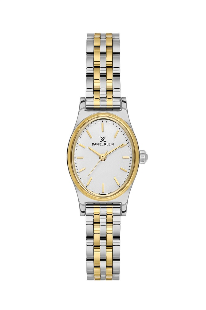 DANIEL KLEIN DK.1.14174-3 ALTIN KAPLAMA OVAL KADIN KOL SAATİ