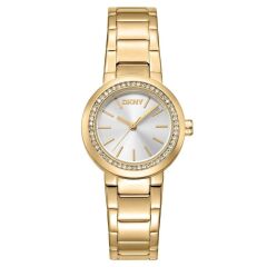 DKNY DK1L024M0135 ALTIN KAPLAMA TAŞLI KADIN KOL SAATİ