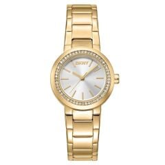 DKNY DK1L024M0135 ALTIN KAPLAMA TAŞLI KADIN KOL SAATİ