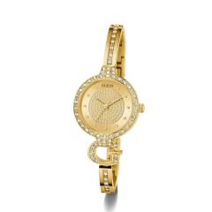 GUESS GUGW0929L2 ALTIN KAPLAMA TAŞLI KADIN KOL SAATİ