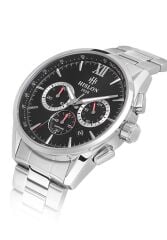 HISLON MS206S-04SS SAFİR CAM ÇELİK ERKEK KOL SAATİ