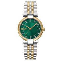 DKNY DK1L042M0075 ALTIN KAPLAMA YEŞİL KADRAN KADIN KOL SAATİ