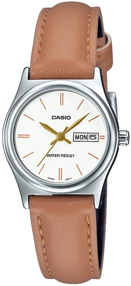 CASIO LTP-V006L-7B2UDF TABA DERİ KORDON KADIN KOL SAATİ