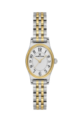 DANIEL KLEIN DK.1.14174-7 ALTIN KAPLAMA RAKAMLI OVAL KADIN KOL SAATİ