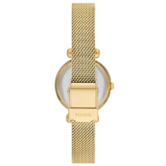 FOSSIL FBQ3898 ALTIN KAPLAMA HASIR TAŞLI KADIN KOL SAATİ