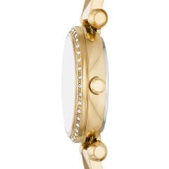 FOSSIL FBQ3895 ALTIN KAPLAMA TAŞLI KADIN KOL SAATİ