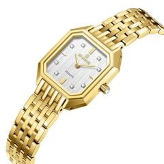 ESSENCE ES6955FE.130 ALTIN KAPLAMA KARE KADIN KOL SAATİ