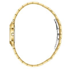 ESSENCE ES6955FE.130 ALTIN KAPLAMA KARE KADIN KOL SAATİ