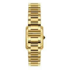 ESSENCE ES6961FE.130 ALTIN KAPLAMA ROMA RAKAMLI DİKDÖRTGEN KADIN KOL SAATİ