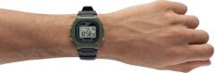 CASIO W-218H-3AVDF SİYAH SİLİKON KORDON DİJİTAL ERKEK KOL SAATİ