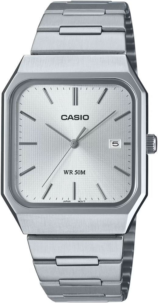 CASIO MTP-B185D-7AVDF DİKDÖRTGEN ÇELİK ERKEK KOL SAATİ