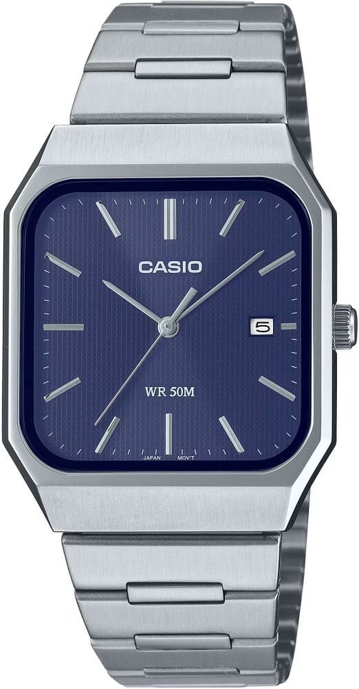 CASIO MTP-B185D-2A1VDF DİKDÖRTGEN ÇELİK ERKEK KOL SAATİ