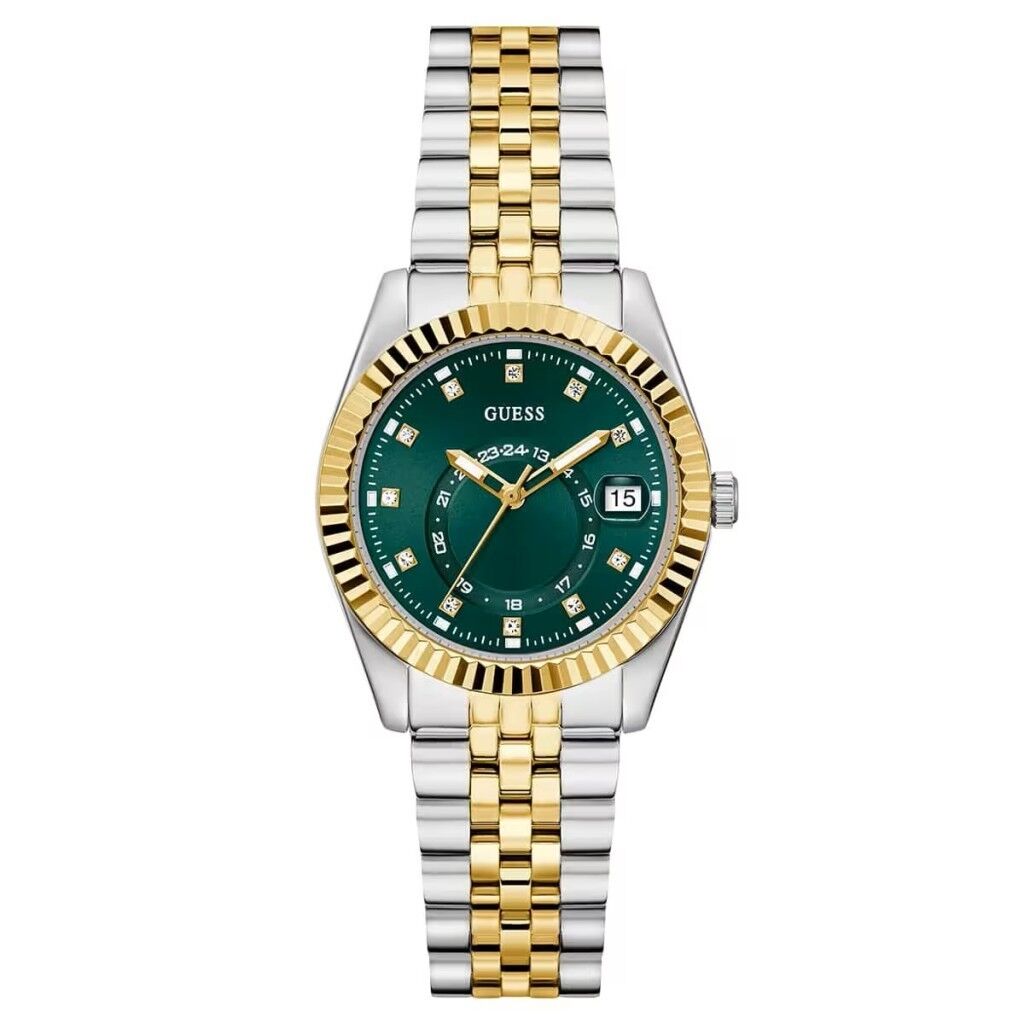 GUESS GUGW0936L3 ALTIN KAPLAMA YEŞİL KADRAN KADIN KOL SAATİ