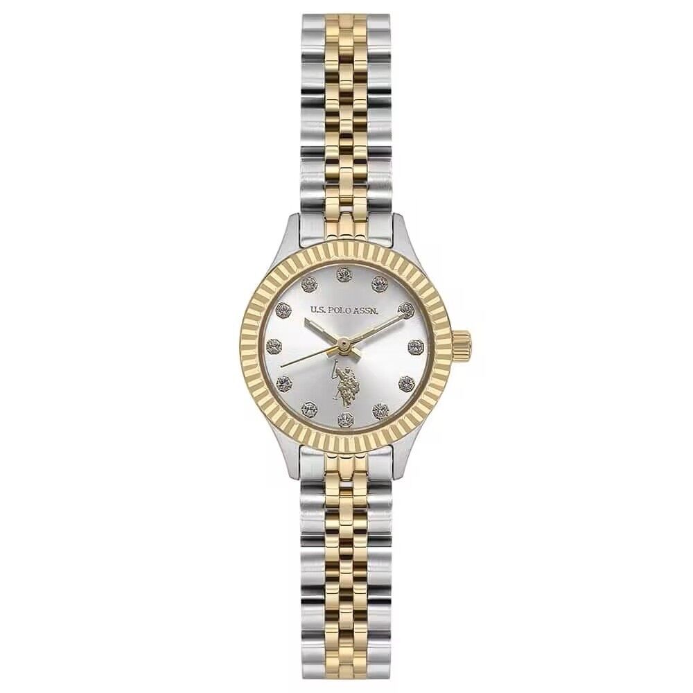 U.S. POLO ASSN. USPA2141-04 ALTIN KAPLAMA KADIN KOL SAATİ