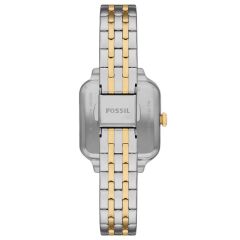 FOSSIL FBQ3908 KARE ALTIN KAPLAMA TAŞLI KADIN KOL SAATİ