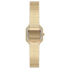 U.S. POLO ASSN. USPA2145-01 ALTIN KAPLAMA HASIR KORDON KARE KADIN KOL SAATİ