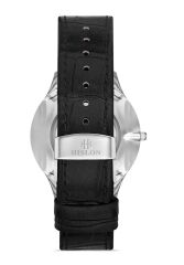 HISLON CL135S-04BS SİYAH DERİ KORDON İNCE YAPRAK ERKEK KOL SAATİ