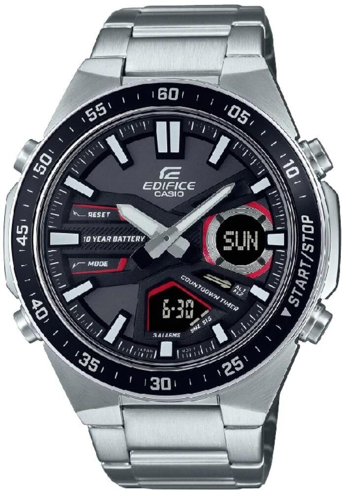 CASIO EFV-C110D-1A4VDF ANALOG/DİJİTAL ÇELİK ERKEK KOL SAATİ