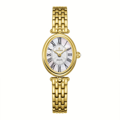 ESSENCE ES6985FE.120 ALTIN KAPLAMA ROMA RAKAMLI OVAL KADIN KOL SAATİ