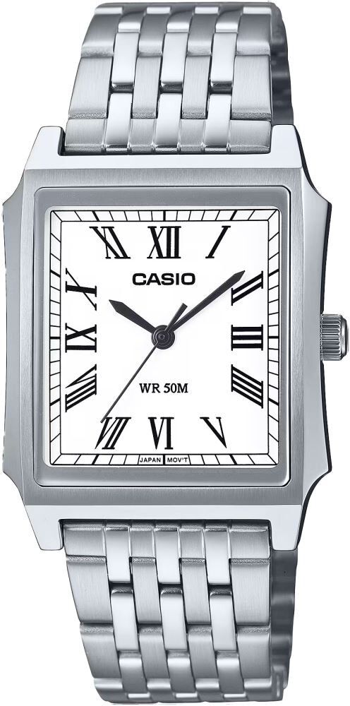 CASIO MTP-B190D-7BVDF ÇELİK ROMA RAKAMLI DİKDÖRTGEN ERKEK KOL SAATİ