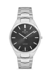 HISLON CL216S-04SS İNCE SLİM KLASİK SAFİR CAM ÇELİK ERKEK KOL SAATİ