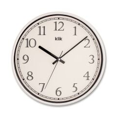 KLİK SLİM BEYAZ DUVAR SAATİ