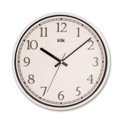 KLİK SLİM BEYAZ DUVAR SAATİ