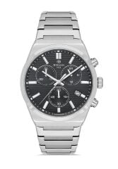 HISLON MS223S-04SS SAFİR CAM ÇELİK ERKEK KOL SAATİ