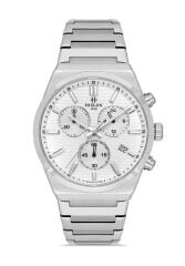 HISLON MS223S-02SS SAFİR CAM ÇELİK ERKEK KOL SAATİ