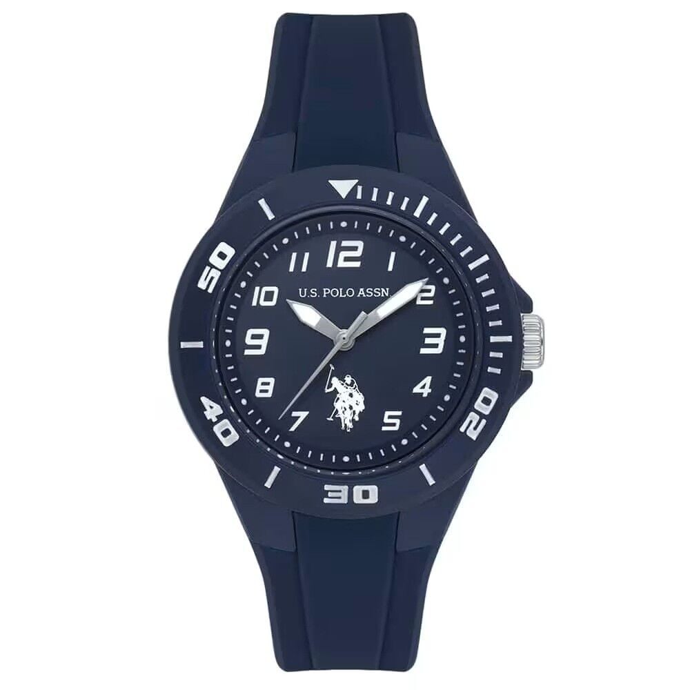 U.S. POLO ASSN. USPA2146-04 LACİVERT SİLİKON KORDON UNISEX GENÇ KOL SAATİ
