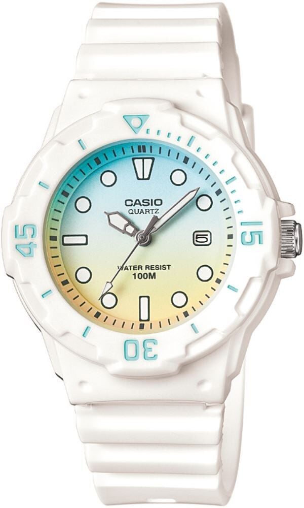 CASIO LRW-200H-2E2VDR BEYAZ SİLİKON KORDON ÇOCUK KOL SAATİ