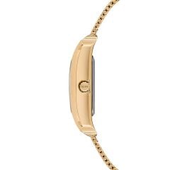 U.S. POLO ASSN. USPA2073-01 ALTIN KAPLAMA HASIR DİKDÖRTGEN YEŞİL KADRAN KADIN KOL SAATİ