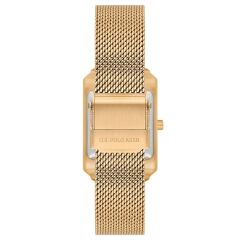 U.S. POLO ASSN. USPA2073-01 ALTIN KAPLAMA HASIR DİKDÖRTGEN YEŞİL KADRAN KADIN KOL SAATİ