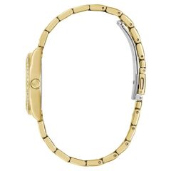 GUESS GUGW0841L9 ALTIN KAPLAMA YEŞİL KADRAN TAŞLI KADIN KOL SAATİ