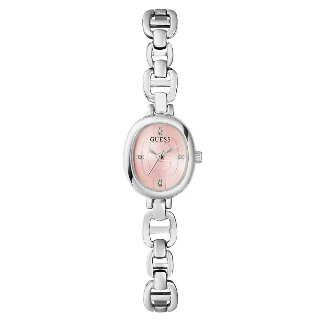 GUESS GUGW0982L1 PEMBE KADRAN ÇELİK OVAL KADIN KOL SAATİ
